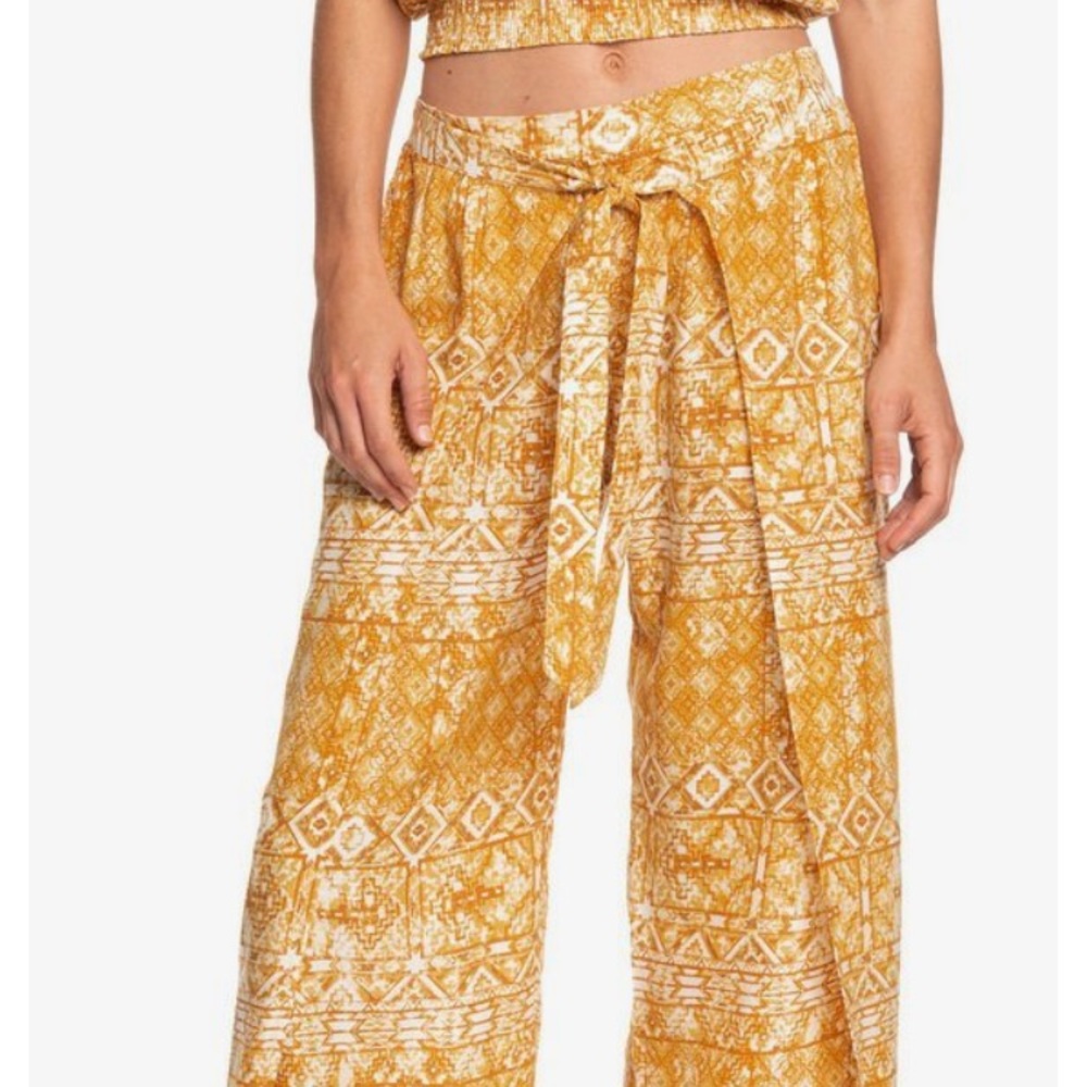 Roxy Olivia Tie-Front Viscose Pants